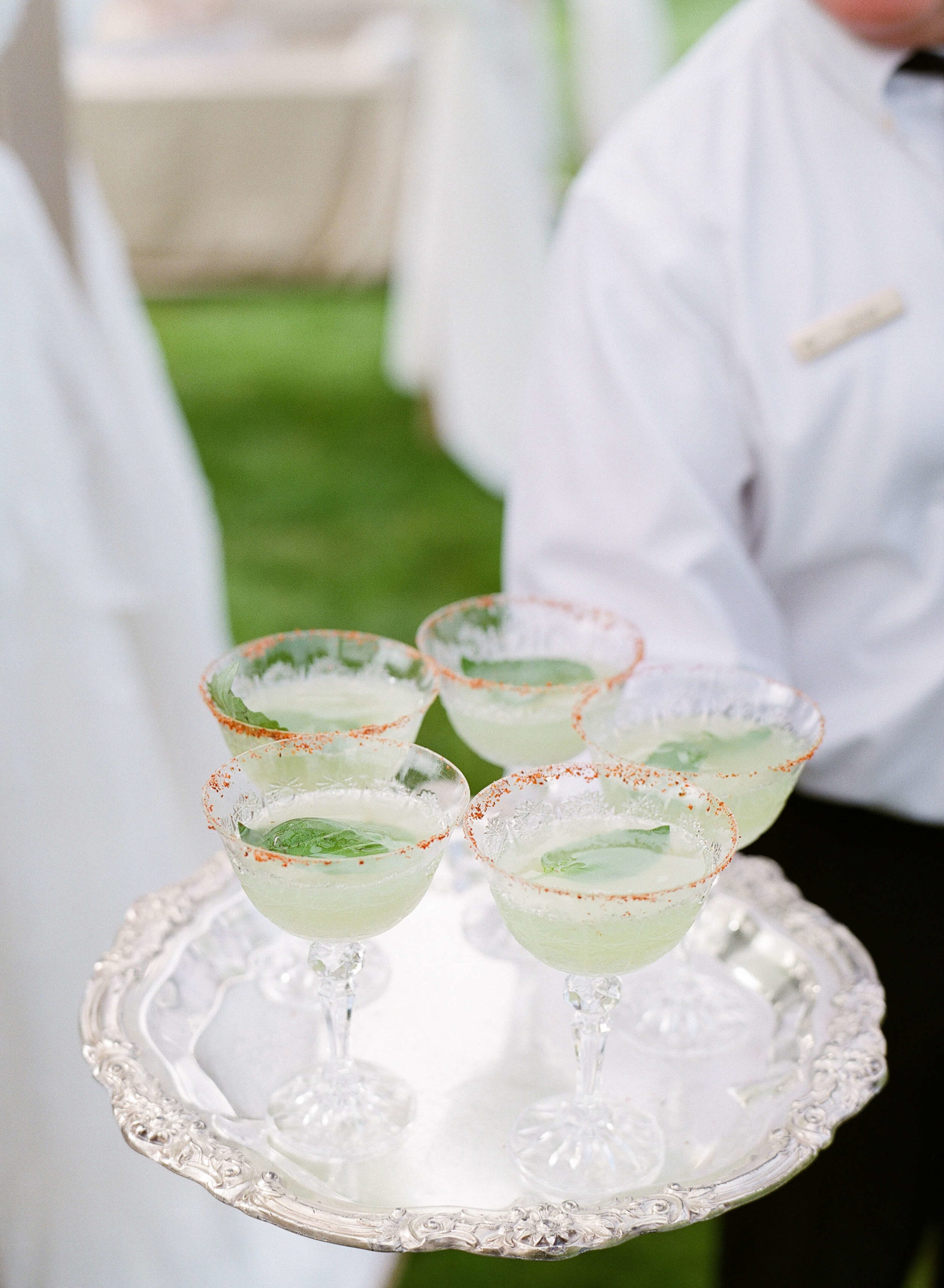 wedding reception cocktail service
