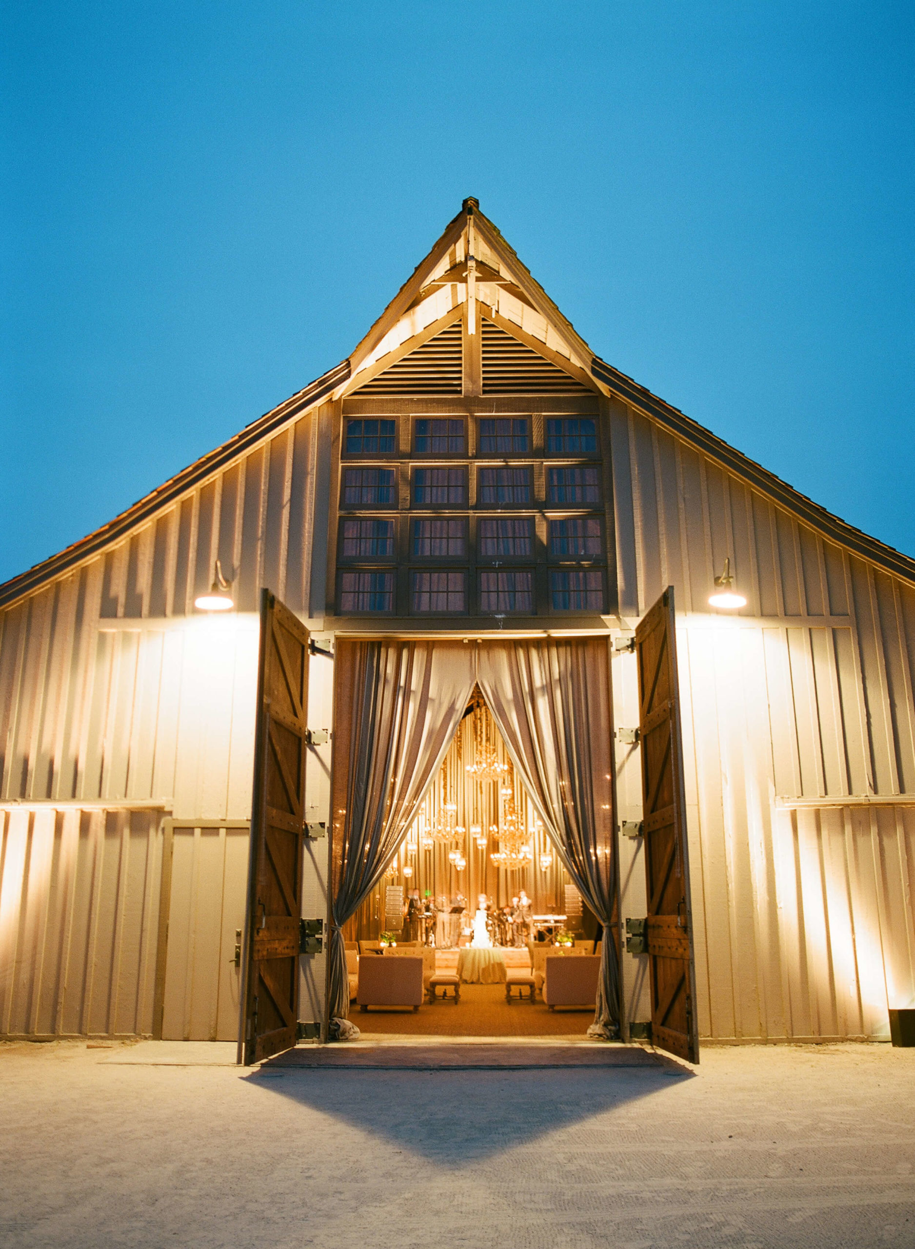 wedding reception barn