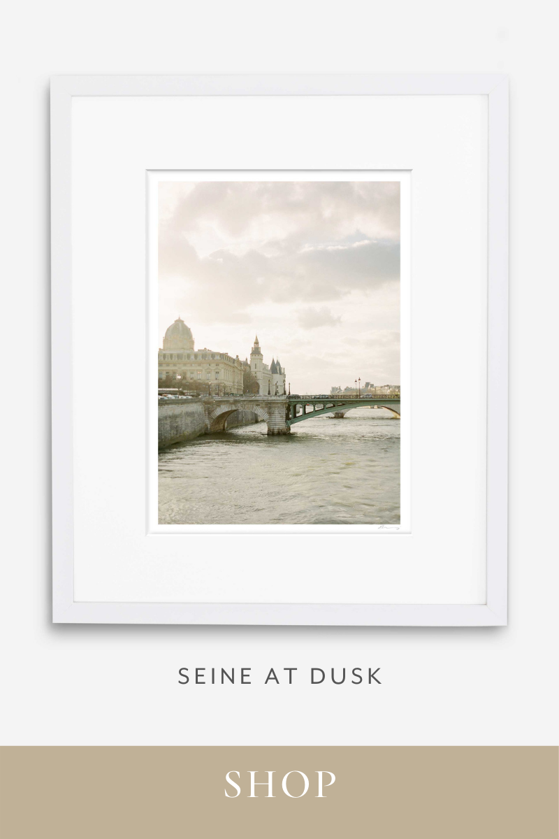 Shop fine art photography holiday gifts for the Paris Lover.