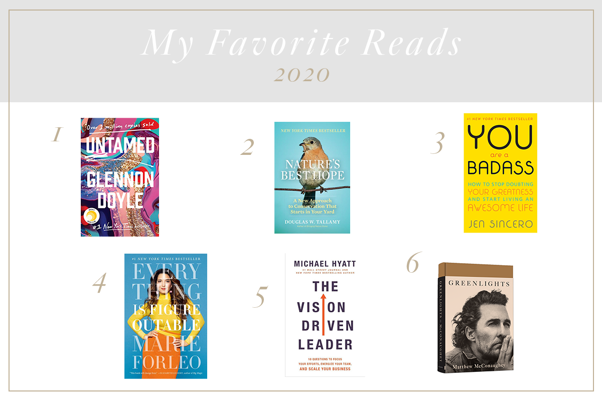 KT Merry collection of favorite books of 2020