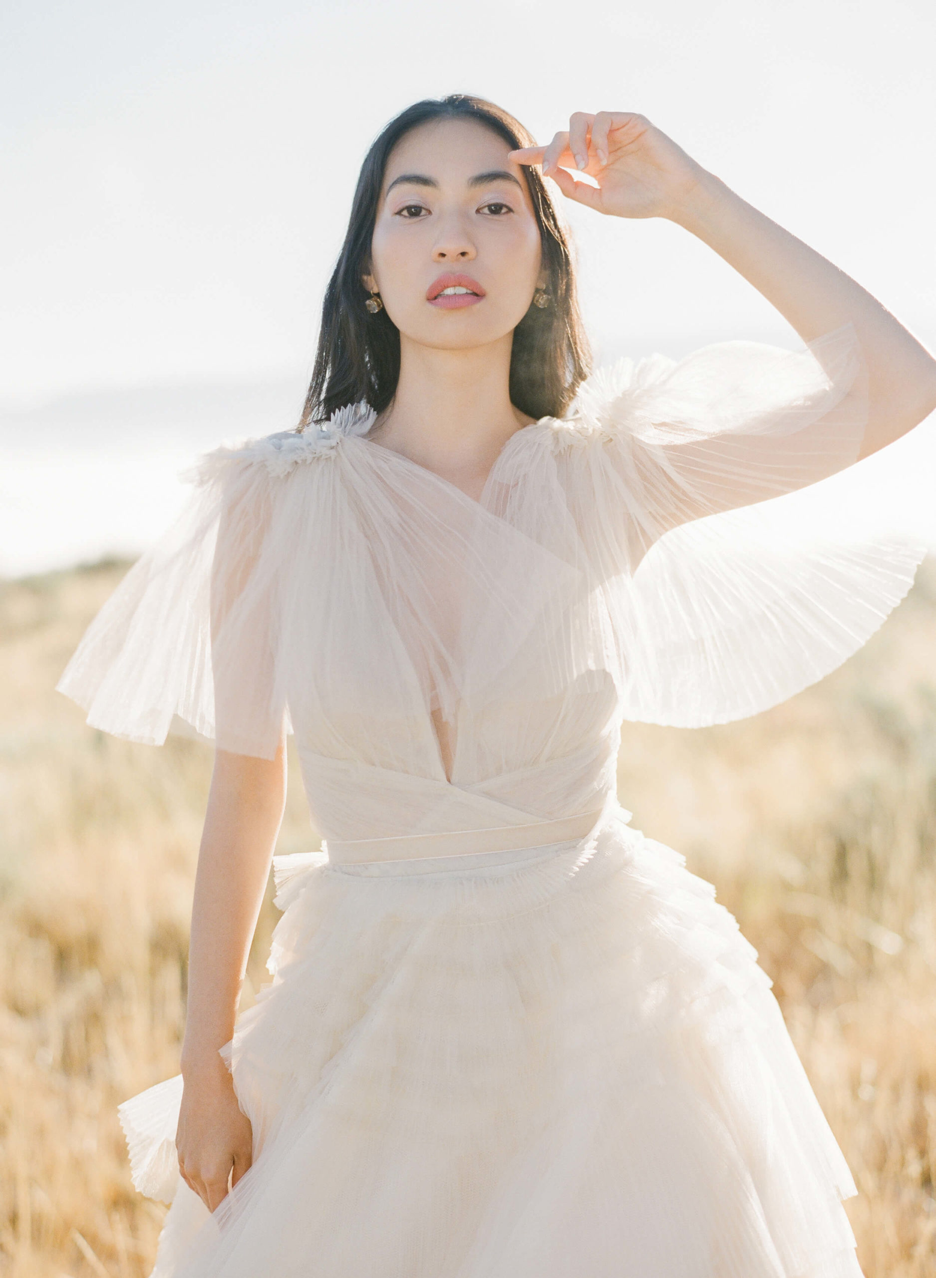 Creamy Aria Gown by Teuta Matoshi