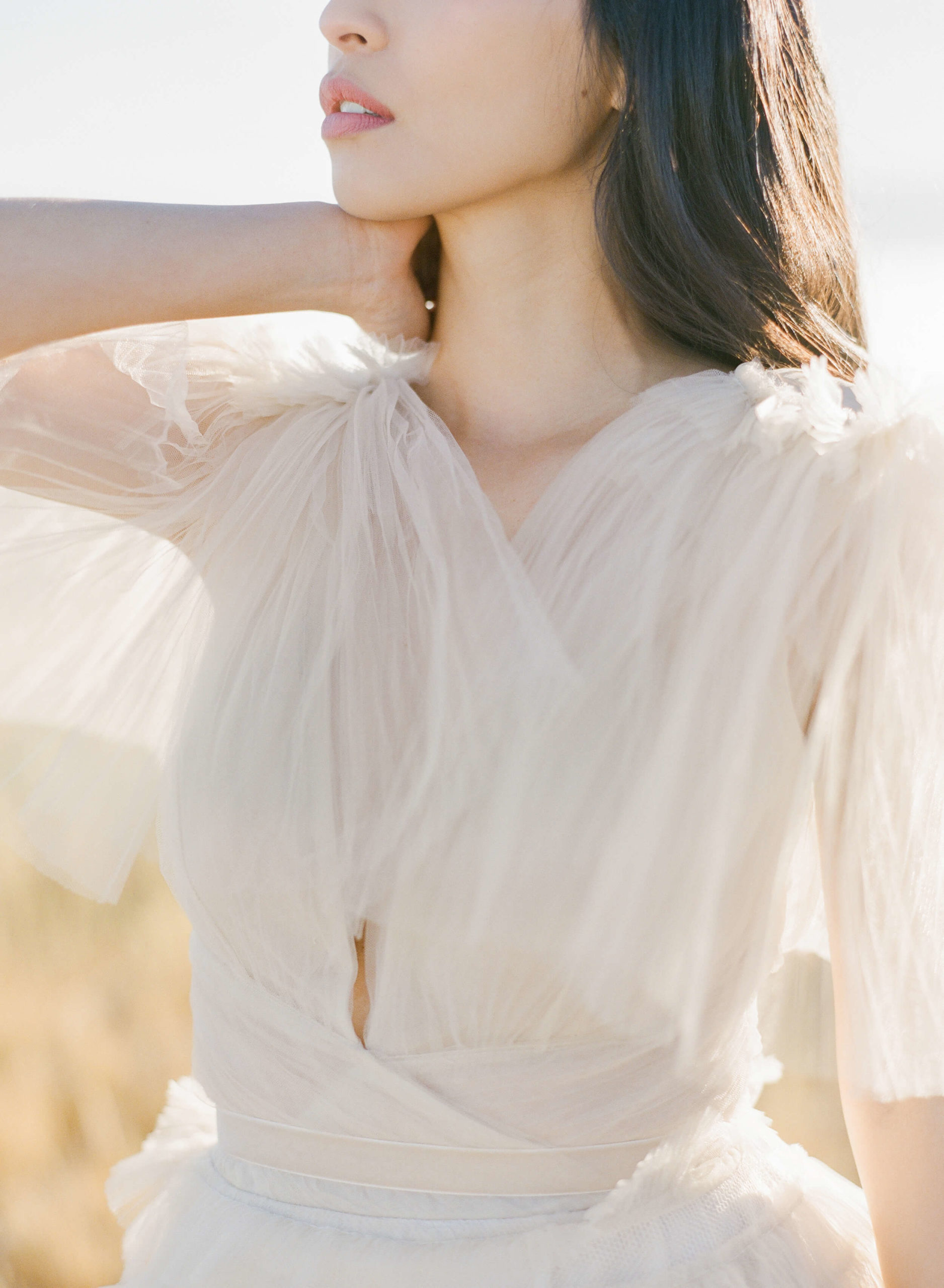 Creamy Aria Gown by Teuta Matoshi