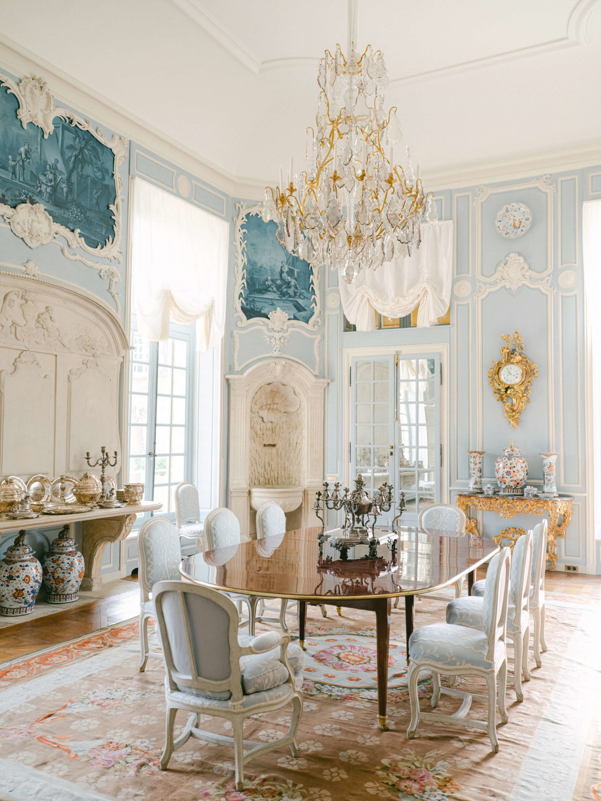 Château de Villette dining room