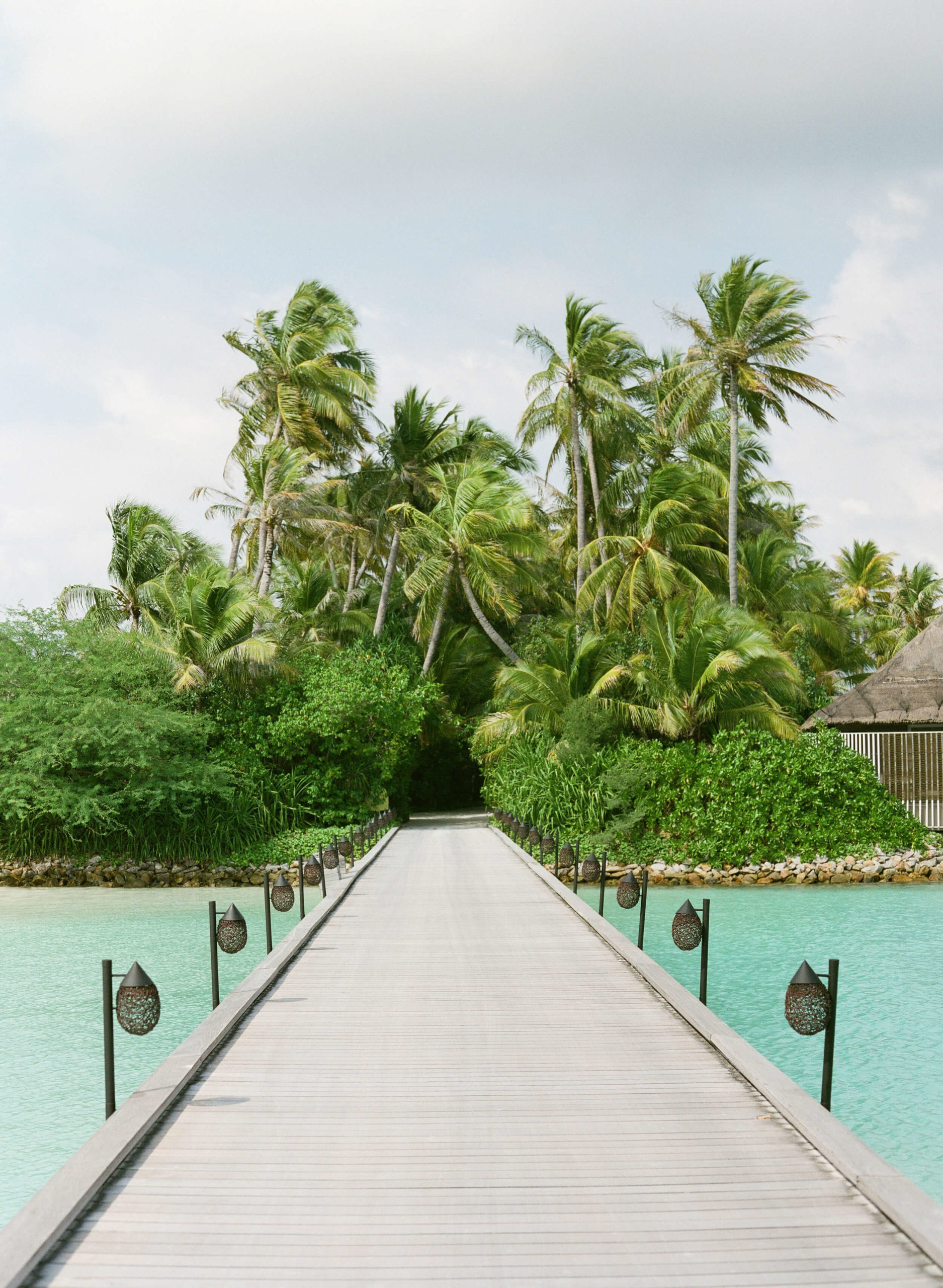 Maldives boardwalk
