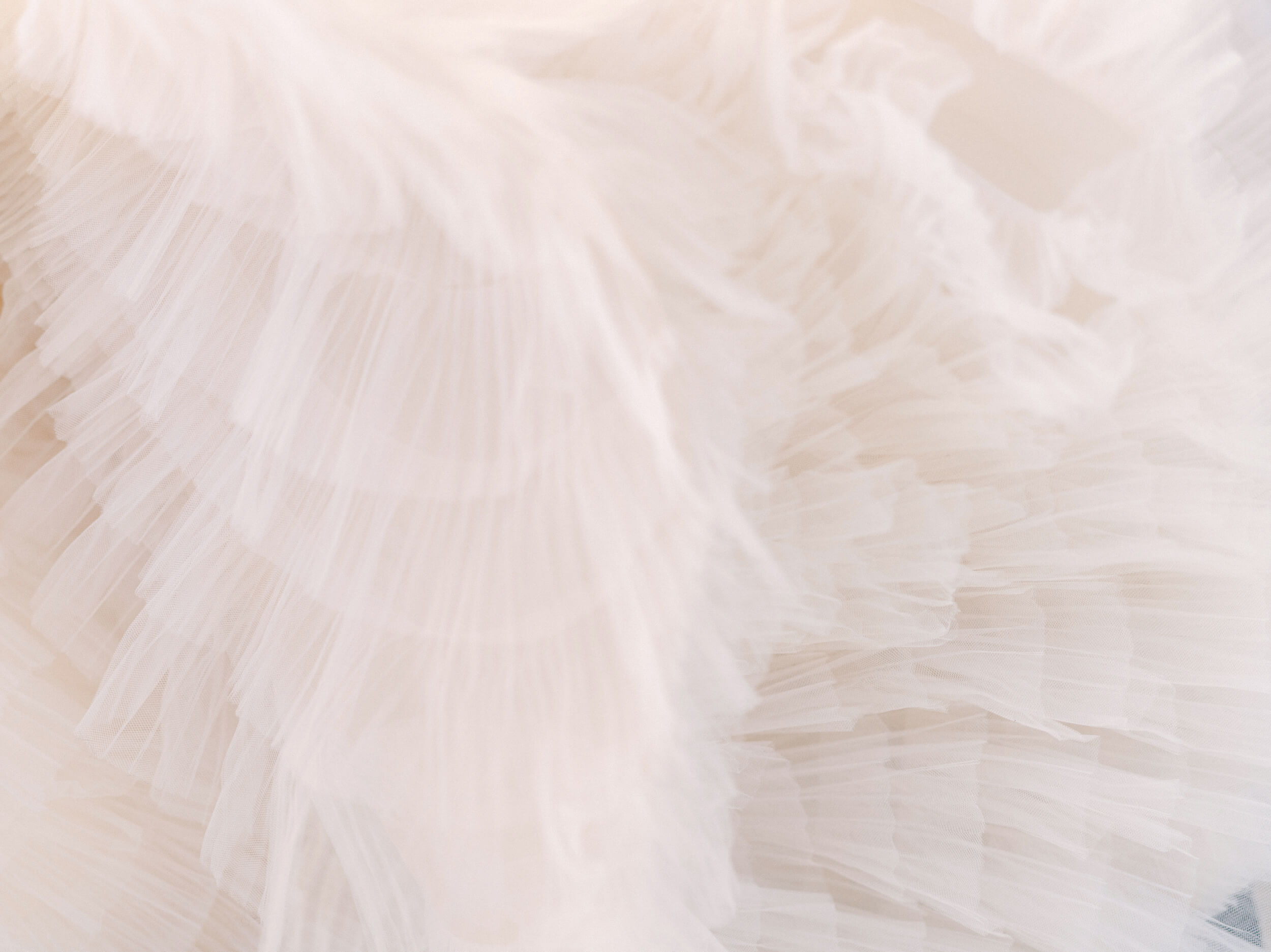 Madebride by Antonea blush tulle detail