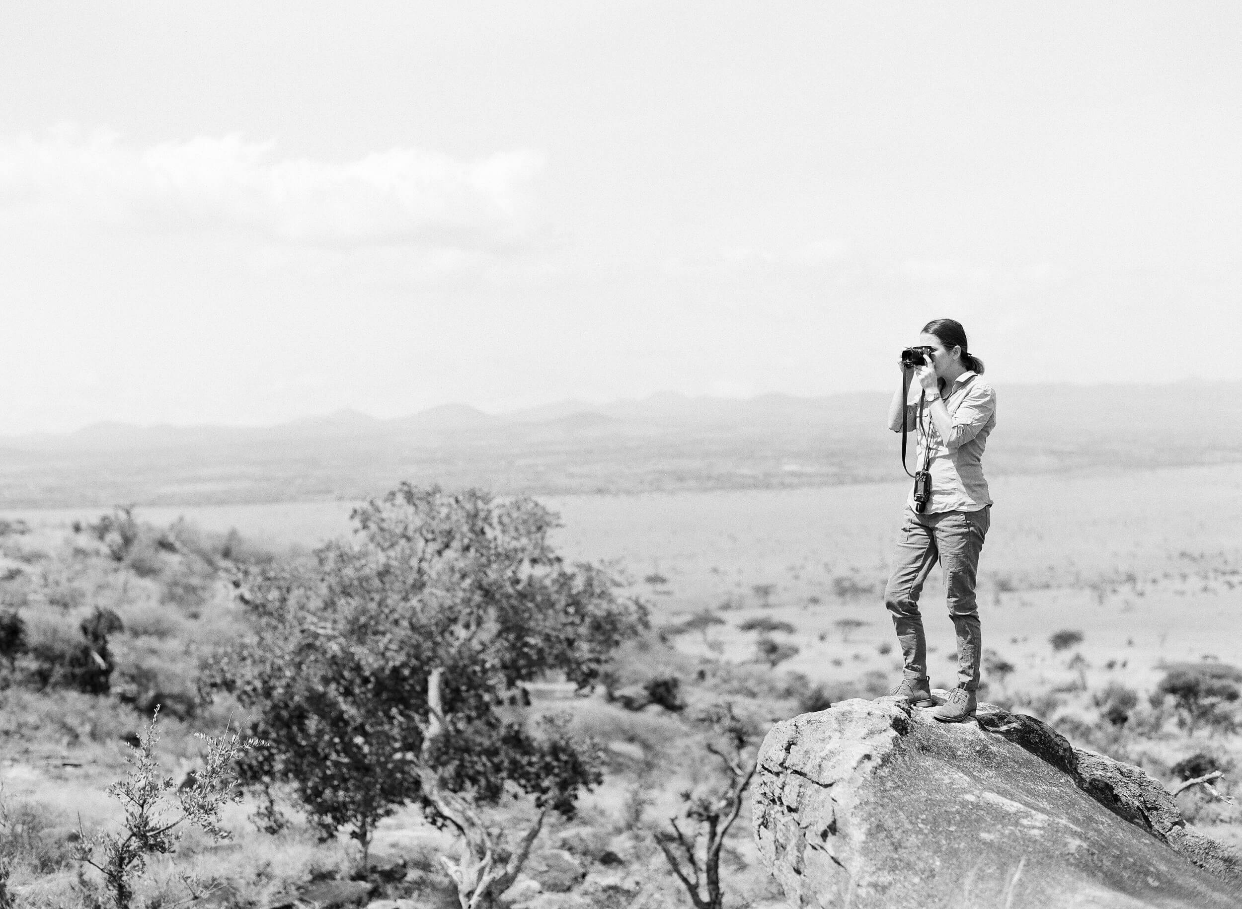 Photographer KT Merry in Africa