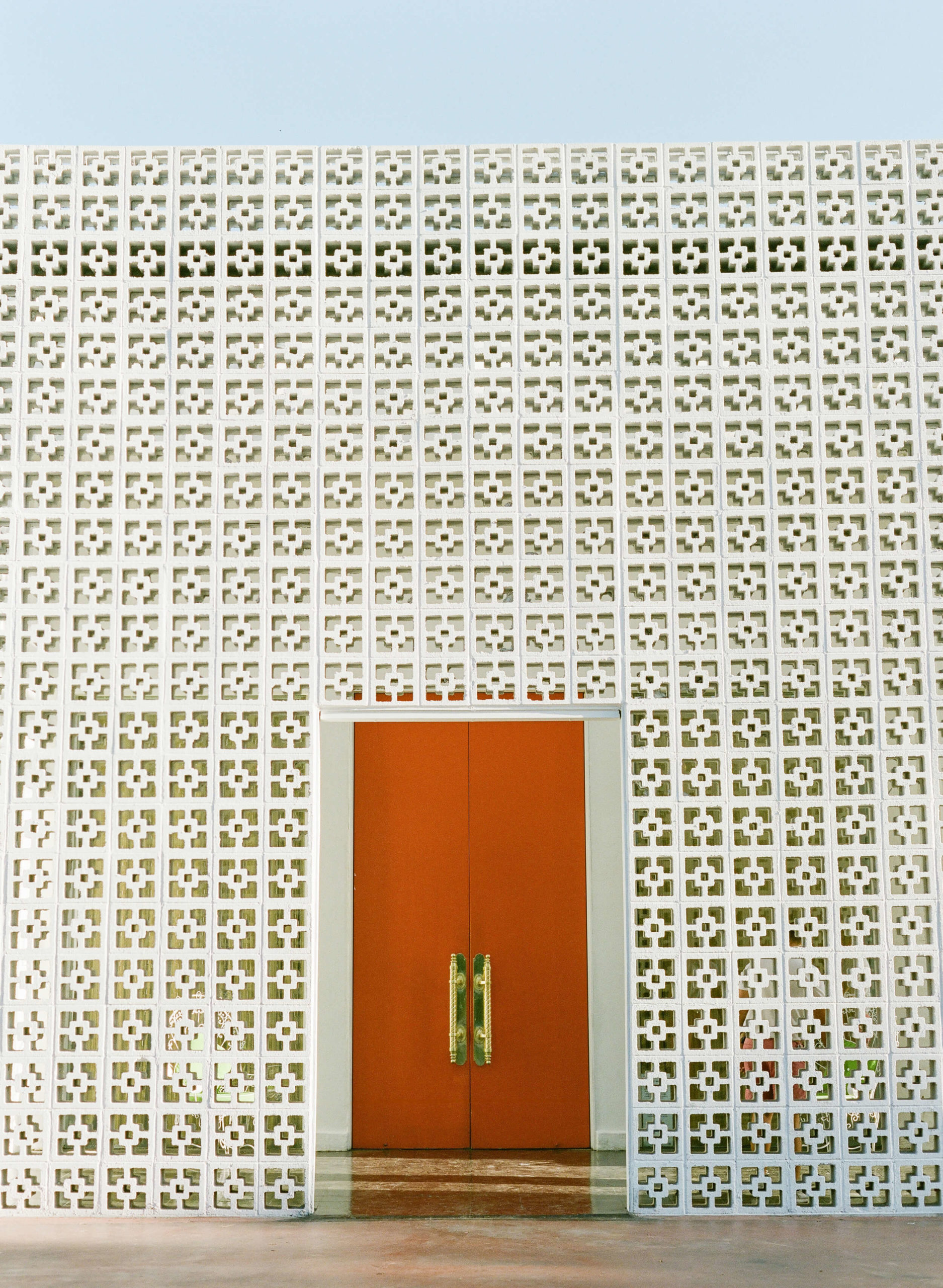 Parker Palm Springs orange doors