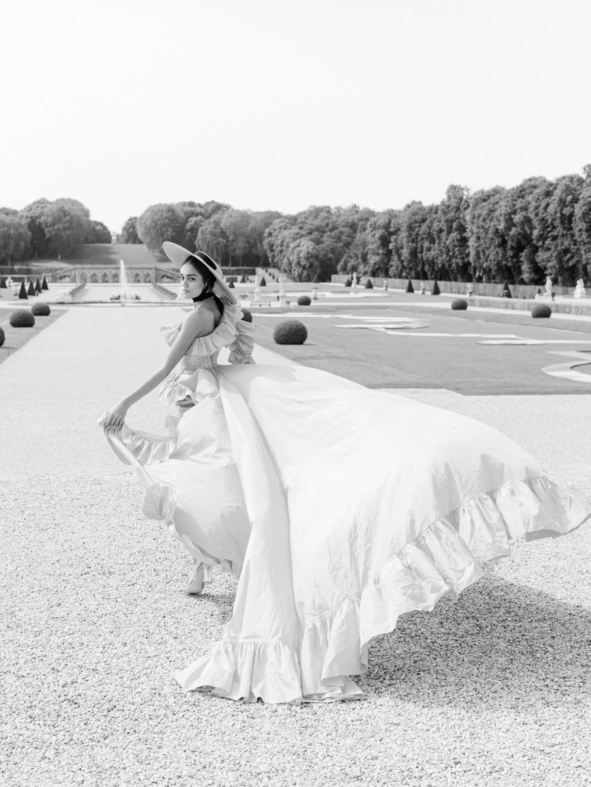 KT Merry bridal couture editorial photo shoot in Paris