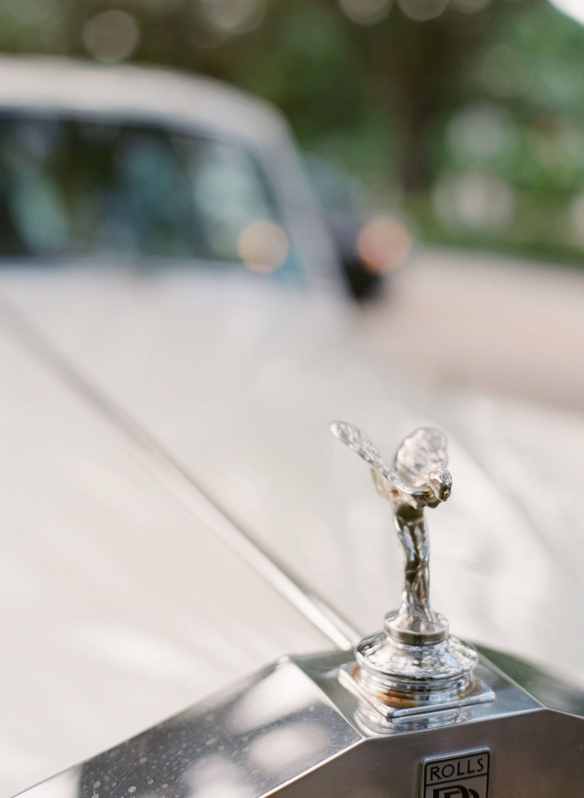 Closeup up Rolls Royce
