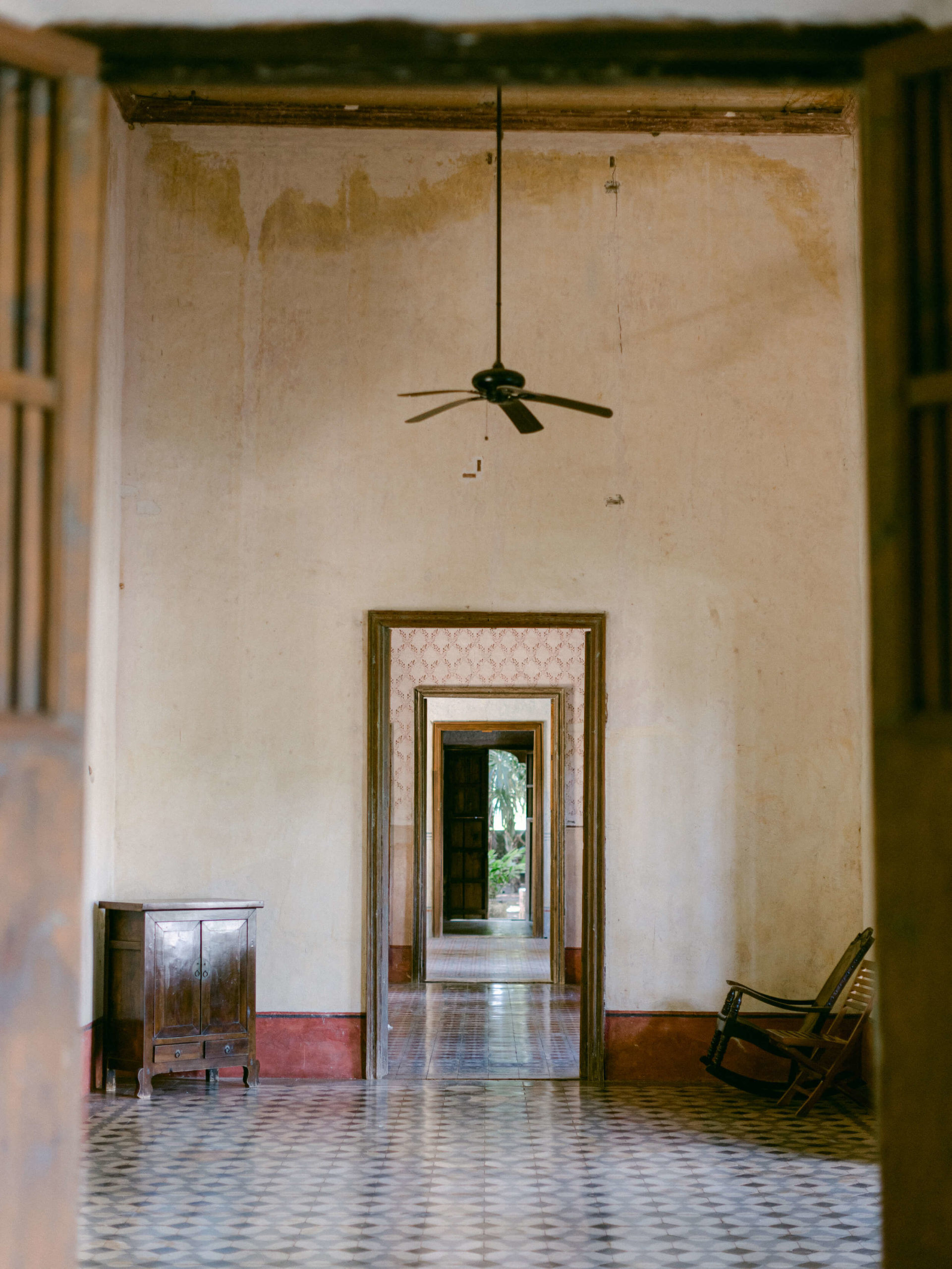 Room in the historical hacienda wedding venue