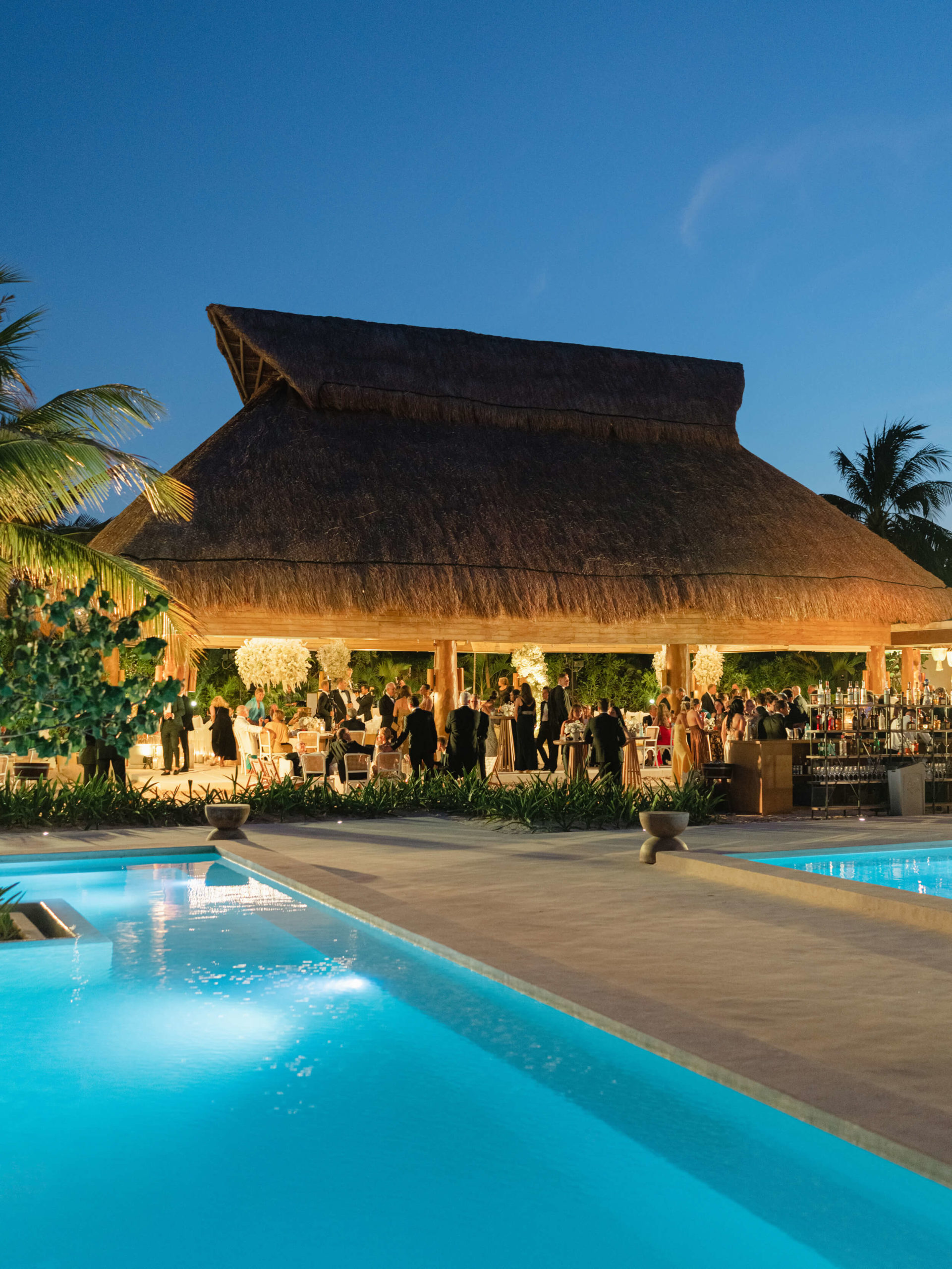 Venue details; the Rosewood Mayakoba Resort in Playa del Carmen