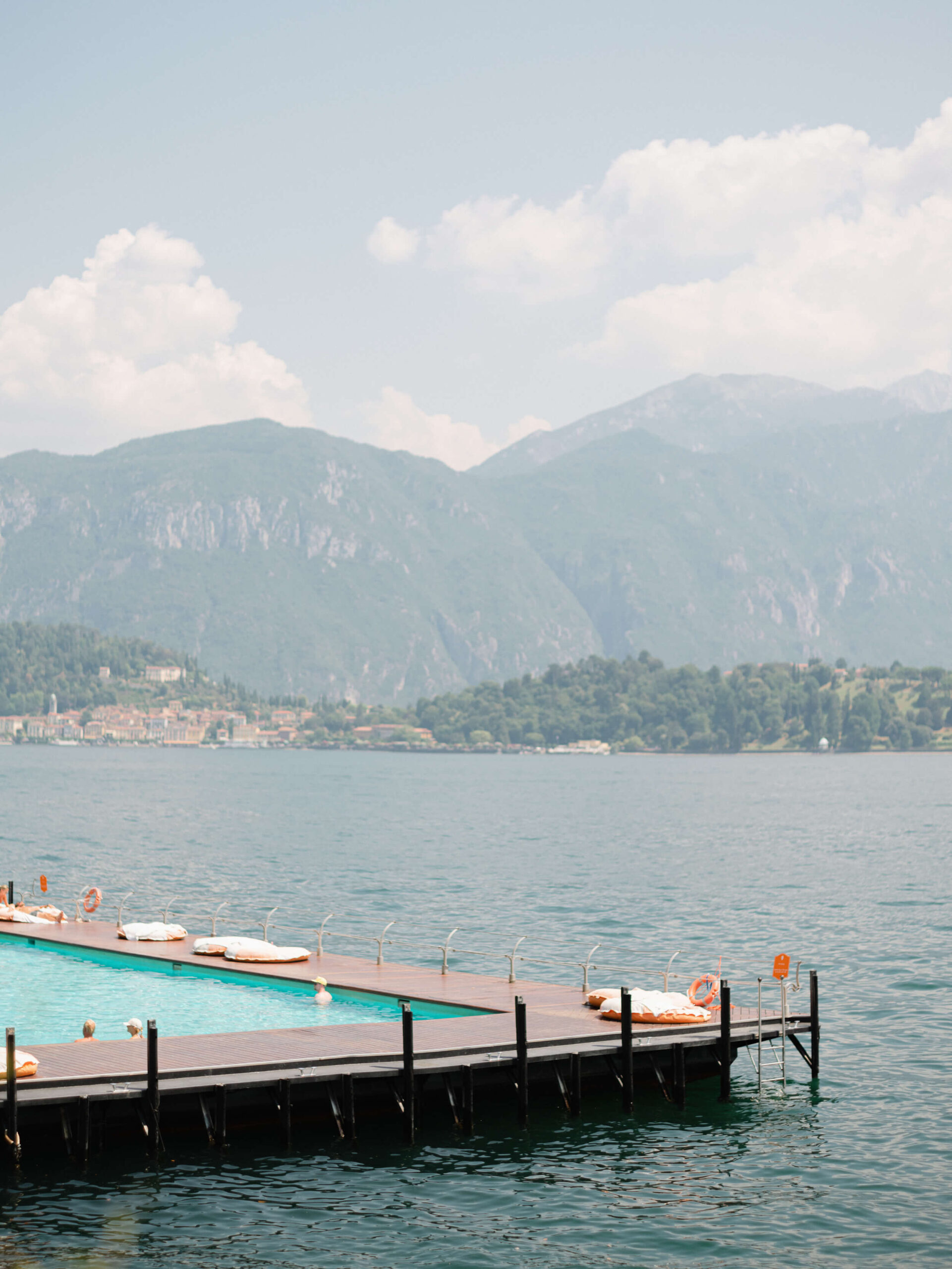 Pool on Lake Como, Italy
