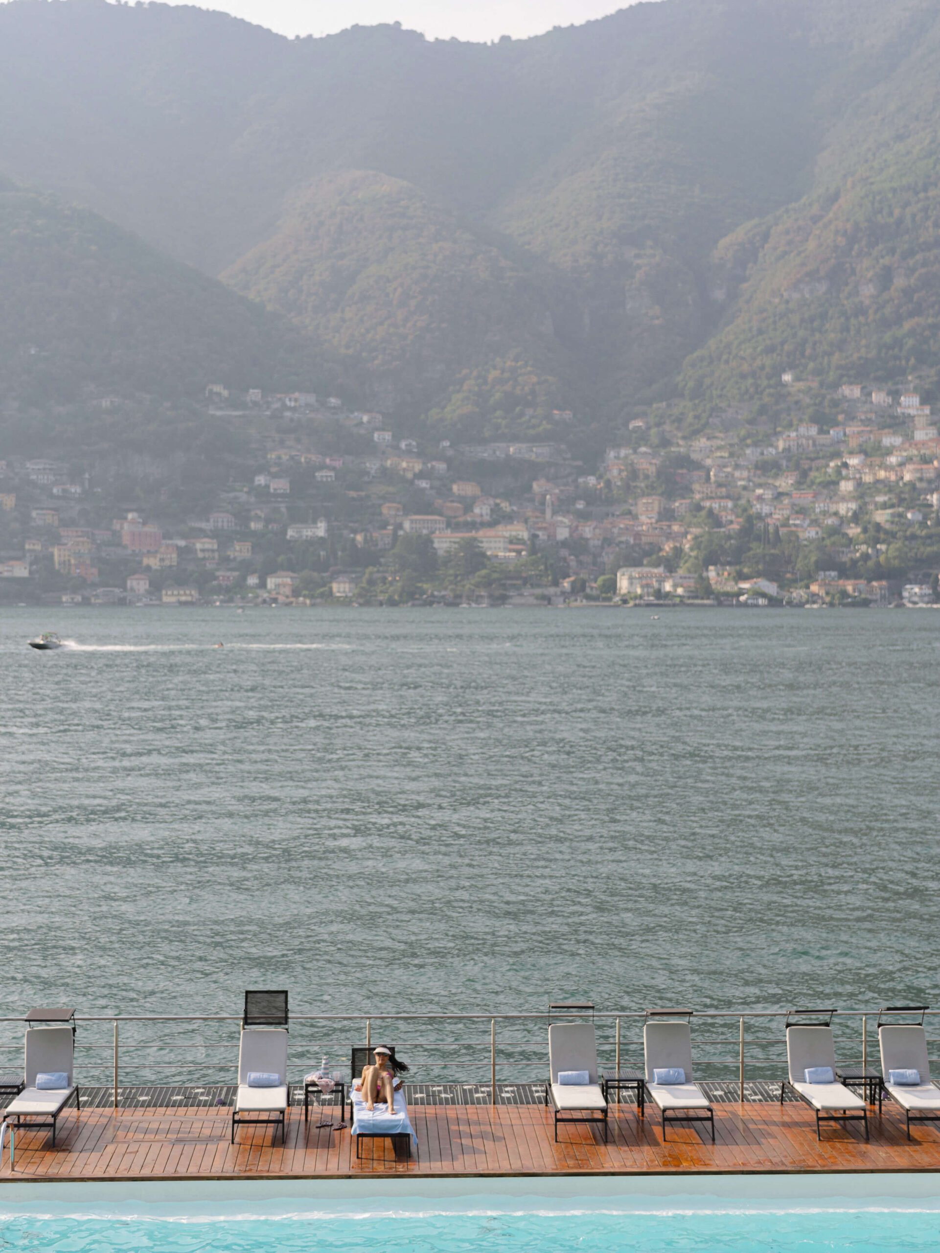 A pool on Lake Como