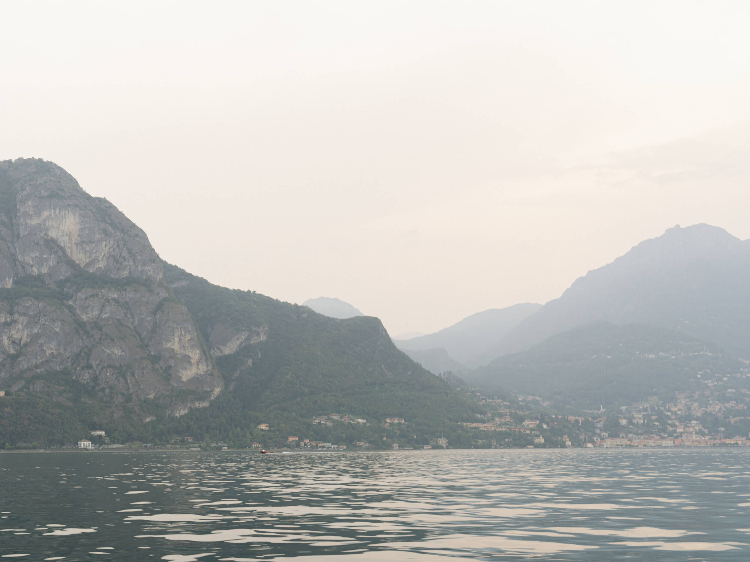 Mountains and Lake Como, Italy