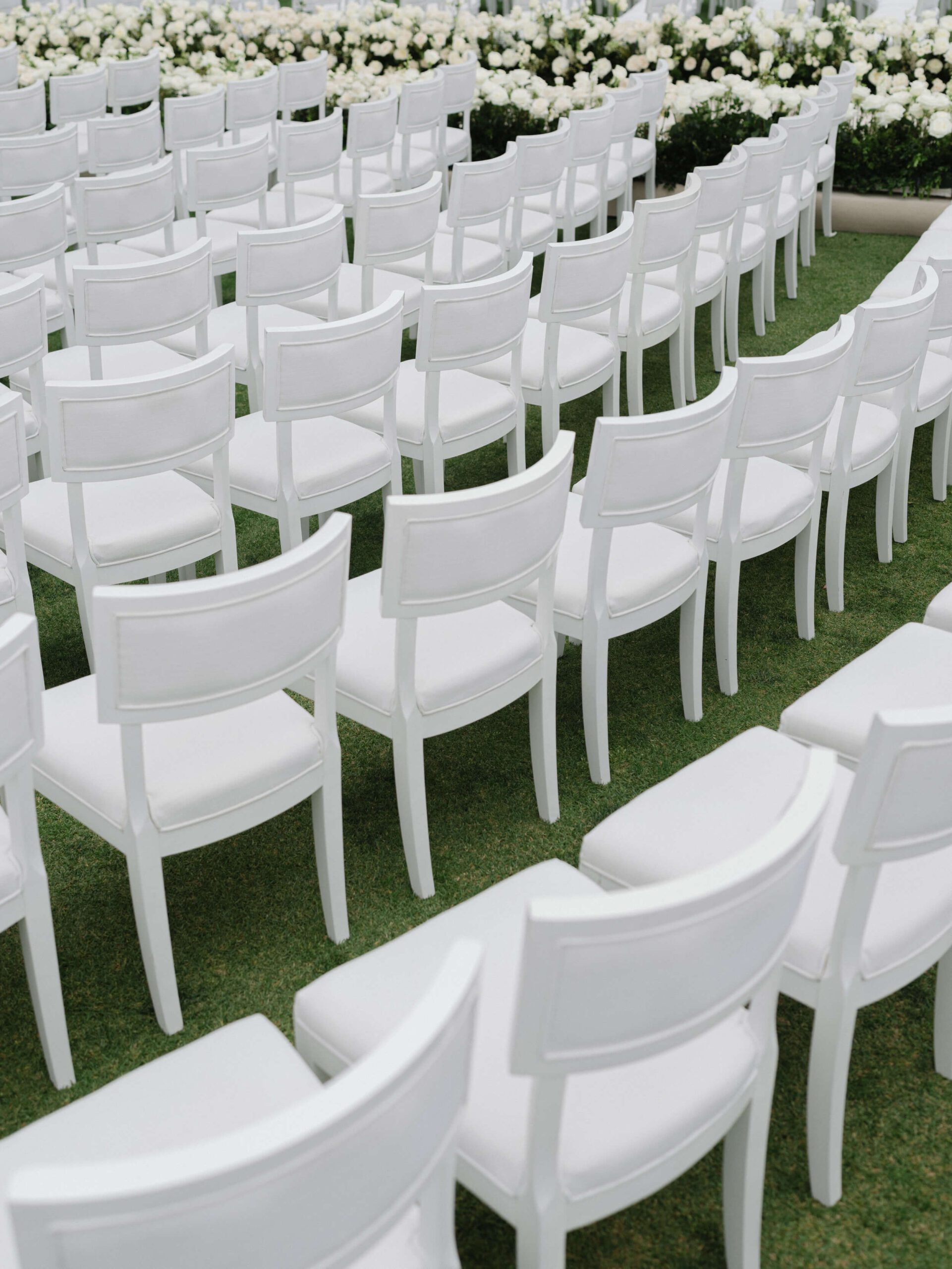 Amanda and David wedding ceremony setup