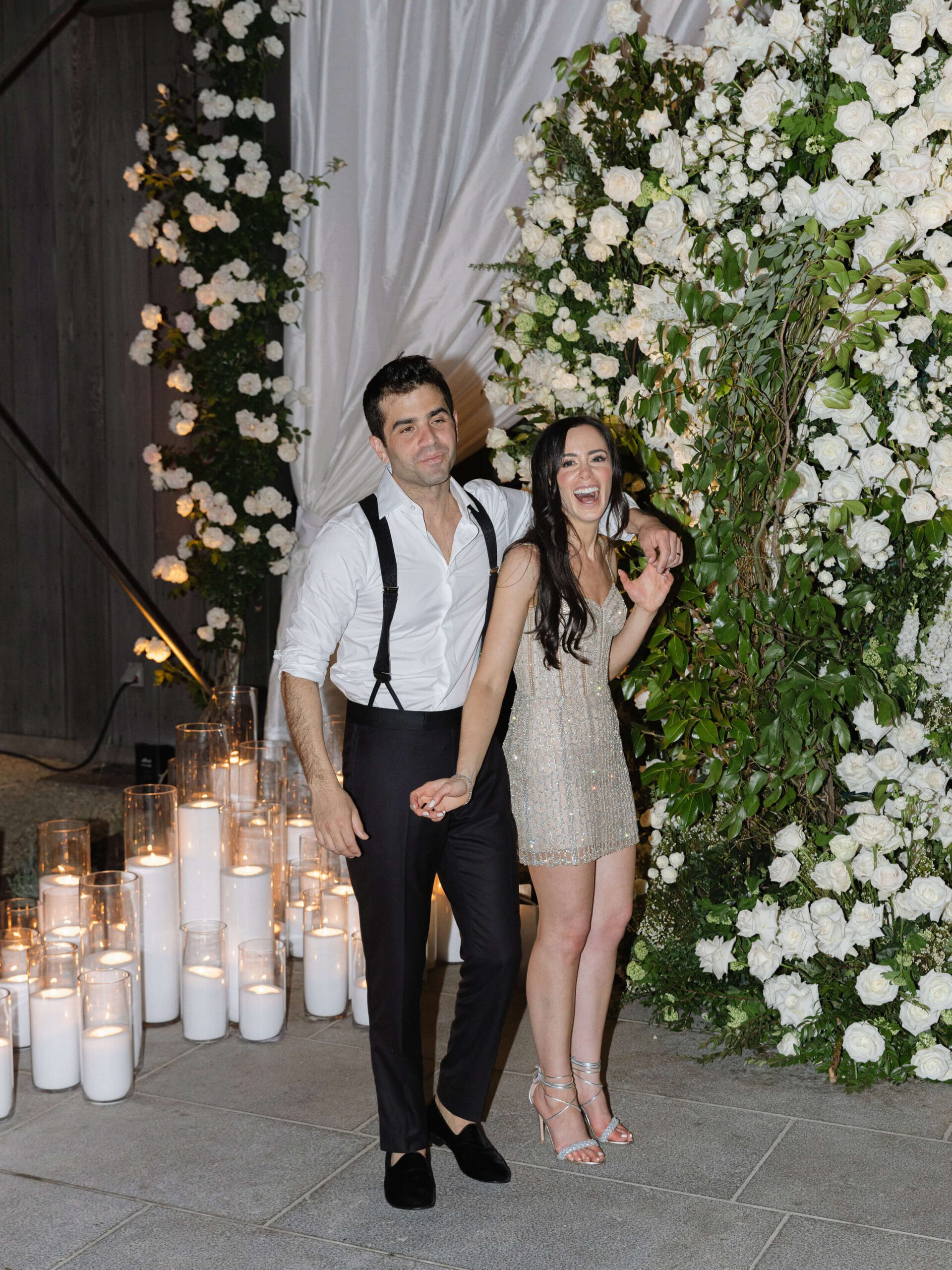 Amanda and David after party